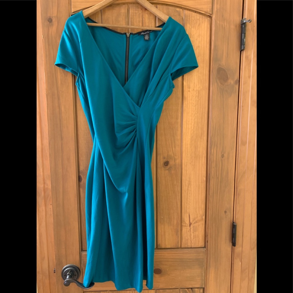 Kenneth Cole turquoise dress, size 8